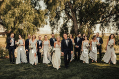 A-line Halter Sleeveless Long Chiffon Bridesmaid Dresses With Reffules, BD1079
