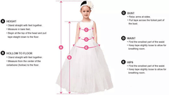 A-line Straps Ankle-length Lace Top Tulle Flower Girl Dresses, FG0102